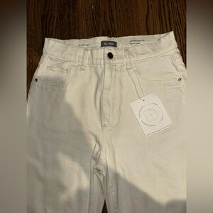 DL1961 Women Cream Relaxed Jeans